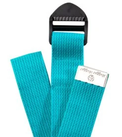 Hugger Mugger 8' Cotton Cinch Yoga Strap Teal
