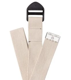 Hugger Mugger 6' Cotton Cinch Yoga Strap Natural