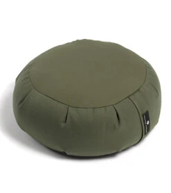 Hugger Mugger Zafu Yoga Meditation Cushion Olive