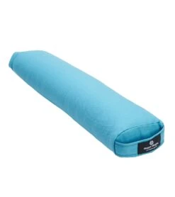Hugger Mugger Pranayama Solid Yoga Bolster Aqua