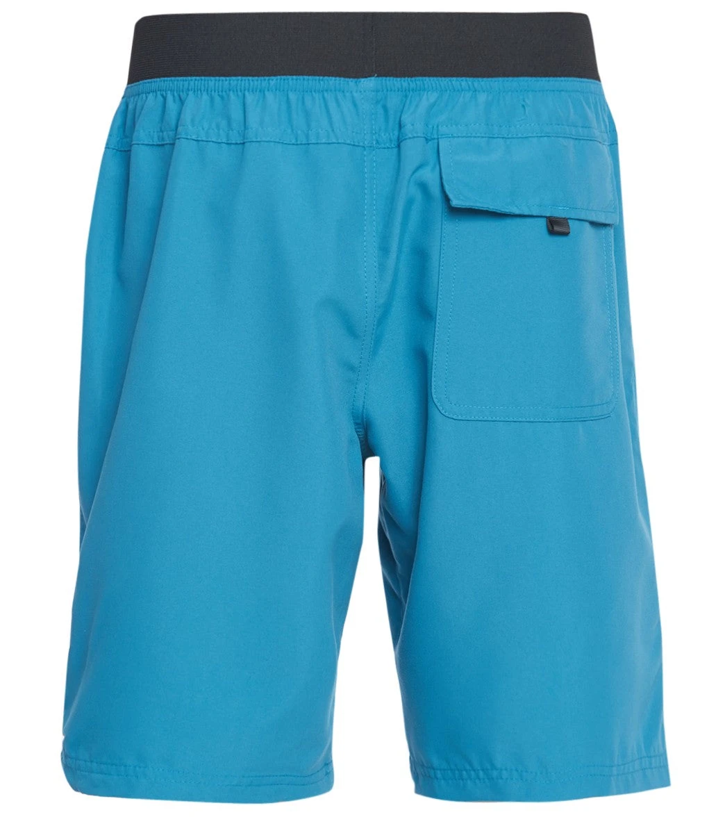 PrAna Men's Mojo Yoga Shorts River Rock Blue - Image 2