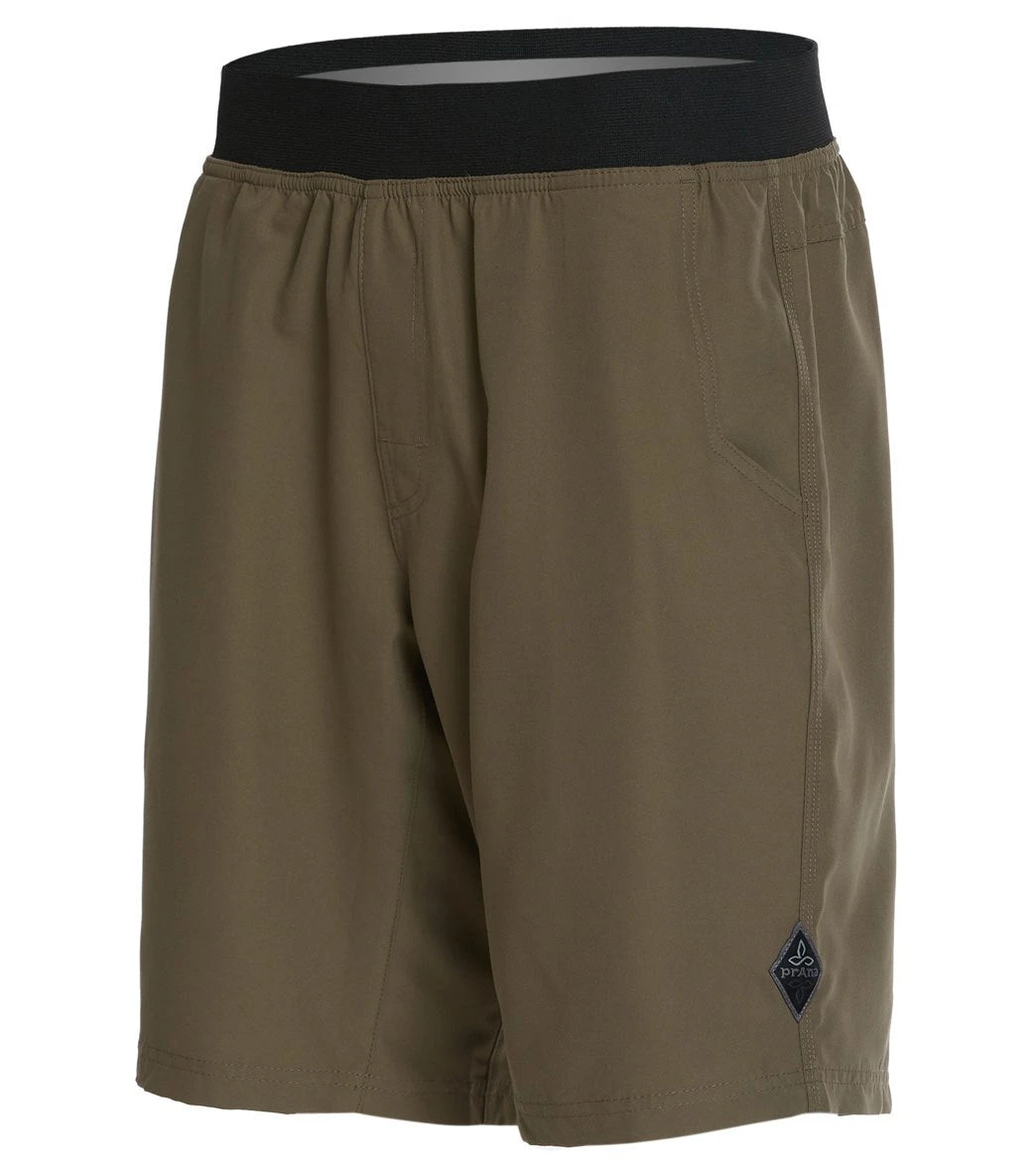 PrAna Men's Mojo Yoga Shorts Mud - Image 3