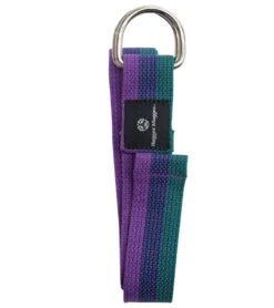 Hugger Mugger D-Ring Cotton Yoga Strap 6' Multi