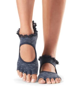 Toesox Bella Half-Toe Yoga Grip Socks Ballad