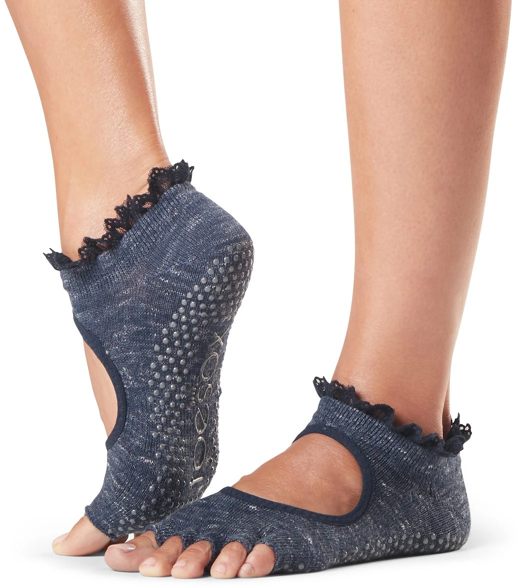 Toesox Bella Half-Toe Yoga Grip Socks Ballad - Image 2