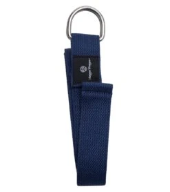 Hugger Mugger D-Ring Cotton Yoga Strap 10' Navy