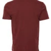 PrAna Men's V Neck Short Sleeve Workout Tee Rusted Roof Heather