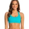 Onzie Chic Yoga Sports Bra Turquoise