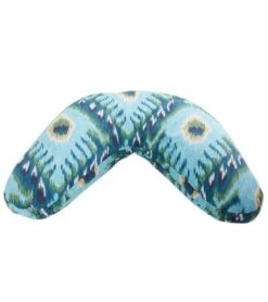 Hugger Mugger V-Shape Cushion Print Indigo Ikat