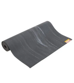 Hugger Mugger Para Rubber Grip Yoga Mat 70" 5mm Extra Thick Rubber Storm