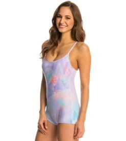 Onzie Yoga & Dance Shortie Leotard Candy Cloud