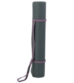 Hugger Mugger Simple Yoga Mat Sling Purple Flower