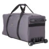 Hugger Mugger Travel Duffel With Wheels Charcoal