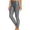 Onzie High Waisted Yoga Leggings Charcoal Snake