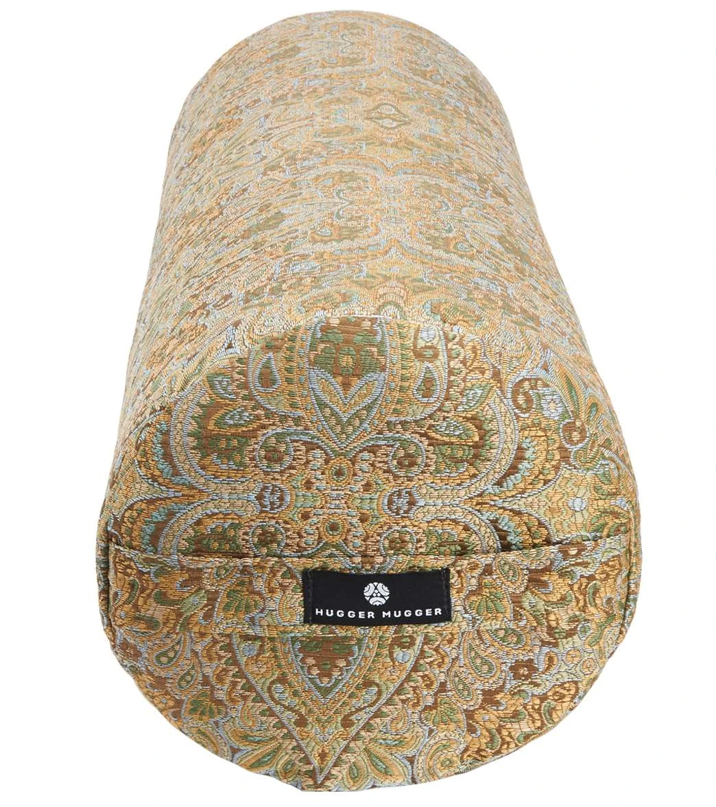 Hugger Mugger Round Printed Yoga Bolster Pashmina Tea - Image 2
