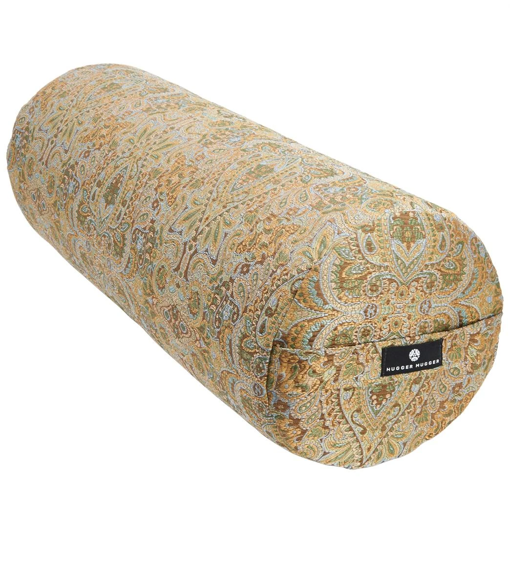 Hugger Mugger Round Printed Yoga Bolster Pashmina Tea - Image 5