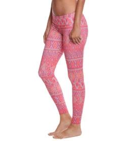 Onzie Long Yoga Leggings Dusk Block