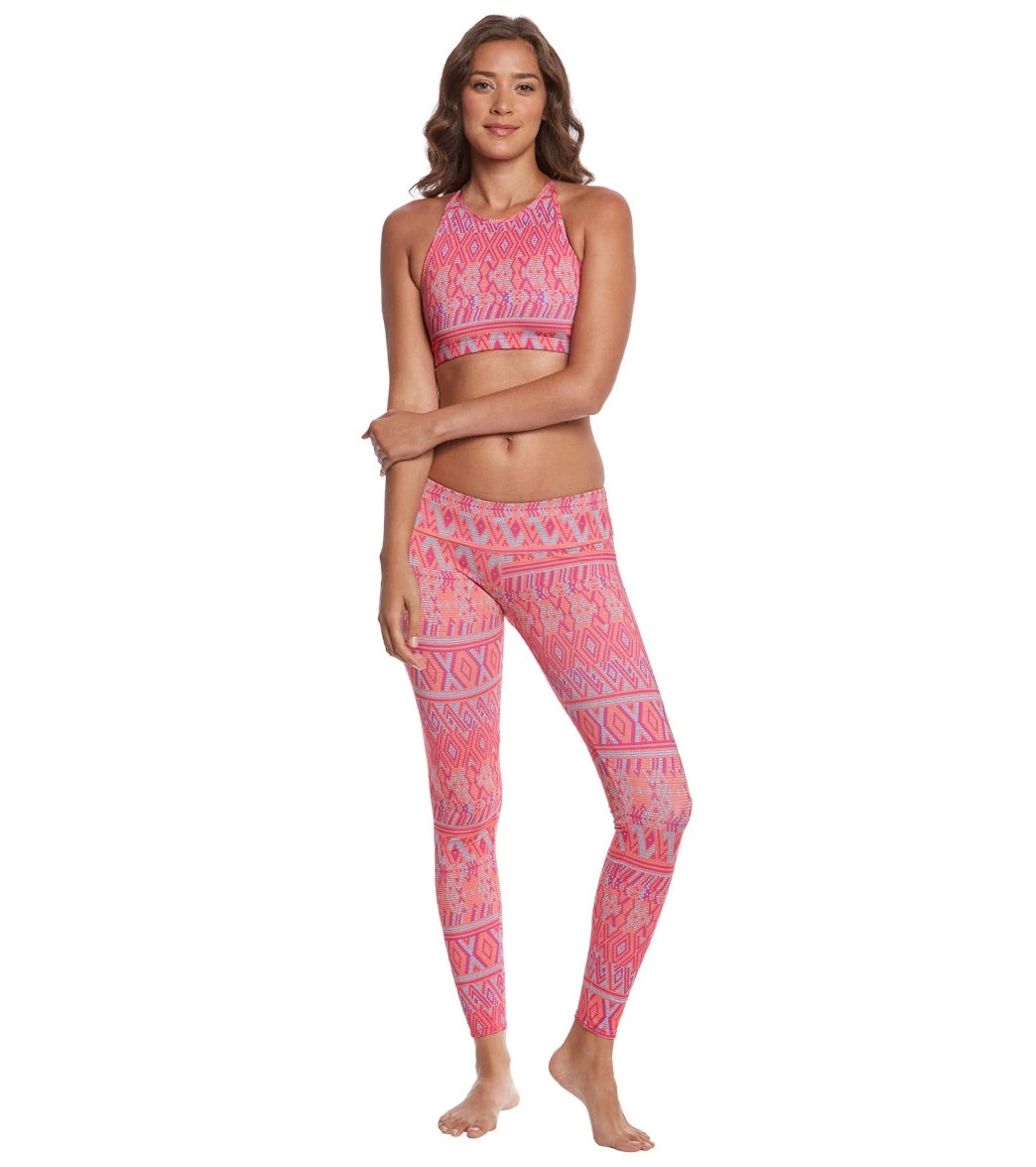Onzie Long Yoga Leggings Dusk Block - Image 3