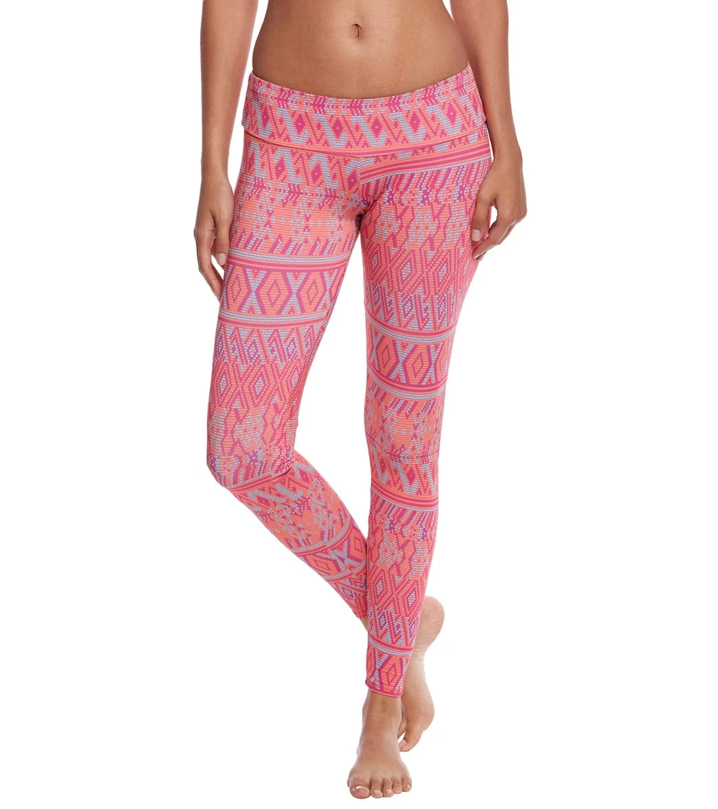 Onzie Long Yoga Leggings Dusk Block - Image 5