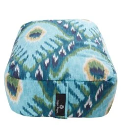 Hugger Mugger Zen Printed Yoga Meditation Cushion Indigo Ikat