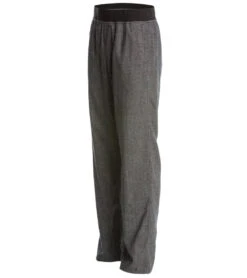 PrAna Men's Vaha Yoga Pants 30" Inseam Black Herringbone