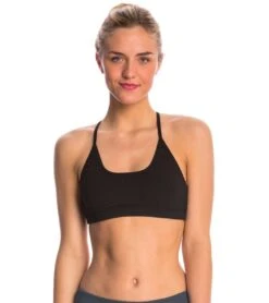 Hard Tail Freestyle Yoga Sports Bra Black