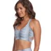 Onzie Wrap Yoga Sports Bra White Venom