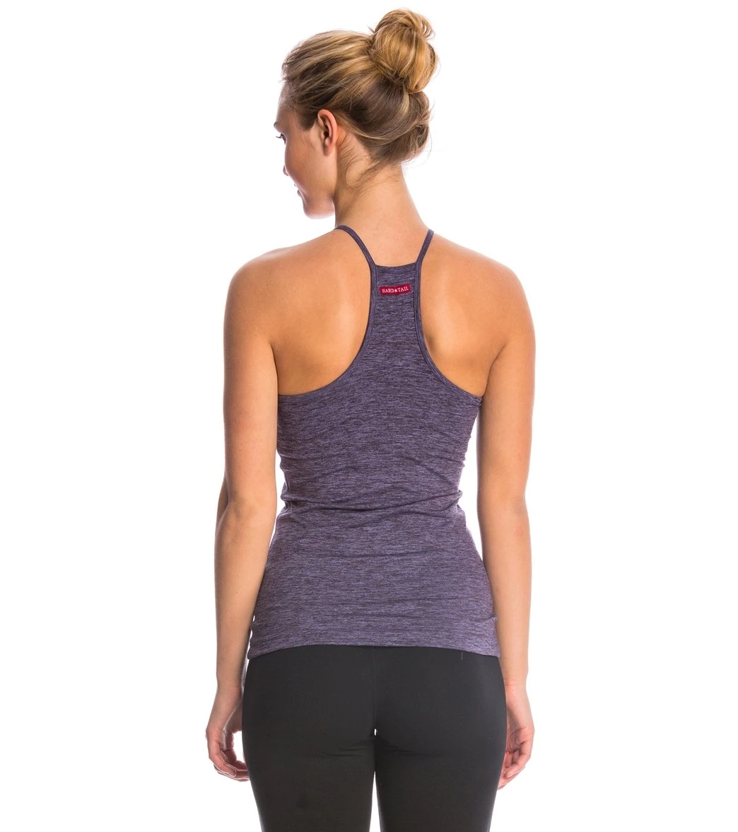 Hard Tail Open Air Yoga Bra Tank Top Navy Blue - Image 2