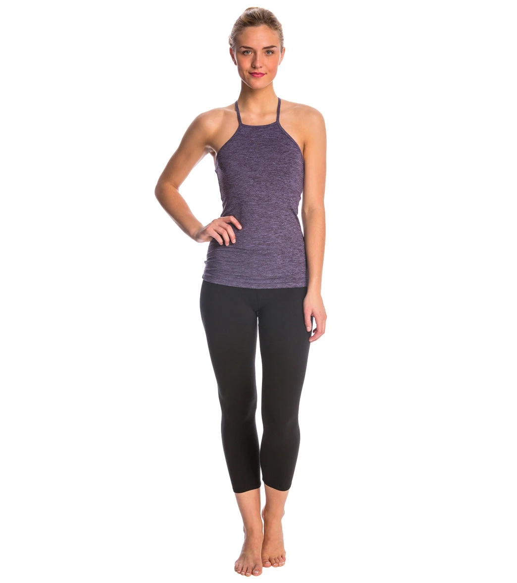 Hard Tail Open Air Yoga Bra Tank Top Navy Blue - Image 3