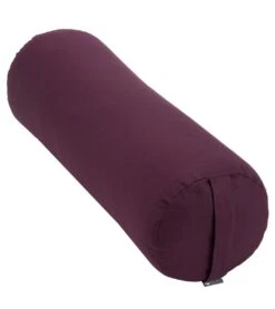Halfmoon Cylindrical Yoga Bolster Aubergine