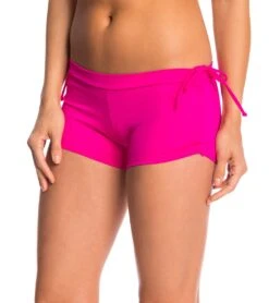 Onzie Side String Yoga Shorts Fuchsia