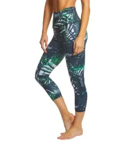 Beyond Yoga High Waist Yoga Capris Havana Nights