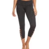 Onzie Weave Yoga Capris Heather Gray