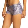 Onzie Side String Yoga Shorts Animal Dusk