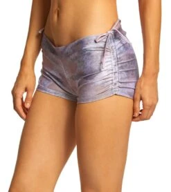Onzie Side String Yoga Shorts Animal Dusk