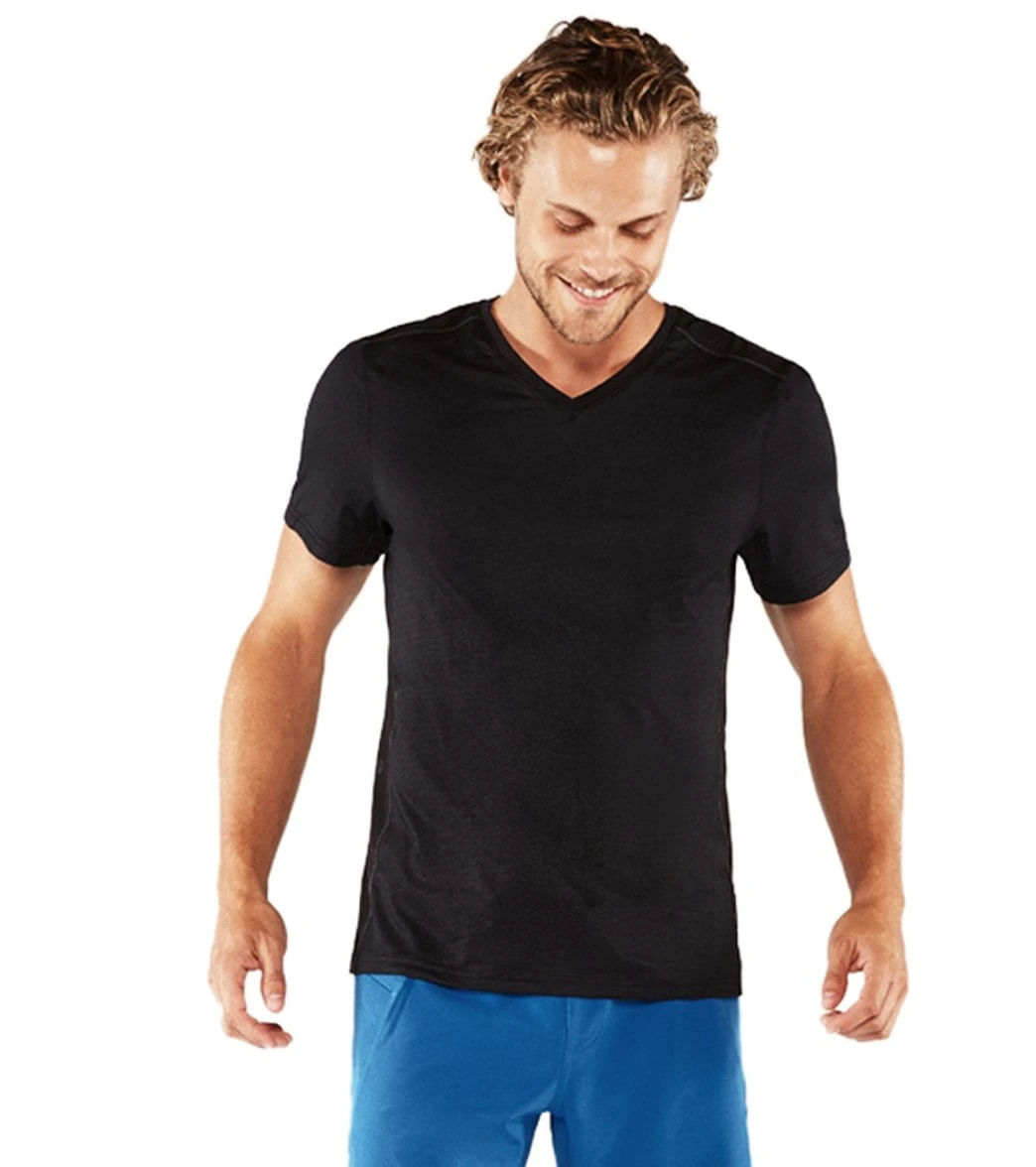 Manduka Men's Minimalist 2.0 Tee Black - Image 2