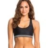 Onzie Elastic Band Yoga Sports Bra Black/Mesh