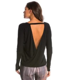 Onzie Drapey V-back Long Sleeve Coverup