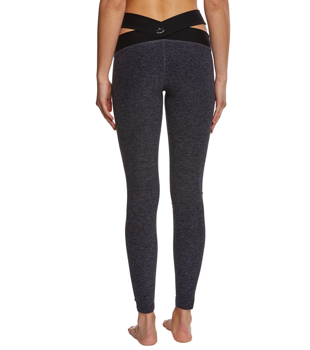 Beyond Yoga East Bound Yoga Leggings Black-Steel - Image 2