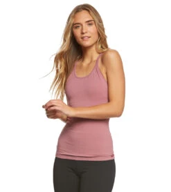 Hard Tail Double Cross Support Tank Dusty Rose