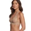 Free People Galloon Lace Halter Bra Nude