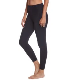 Onzie High Waisted Basic 7/8 Yoga Leggings Black