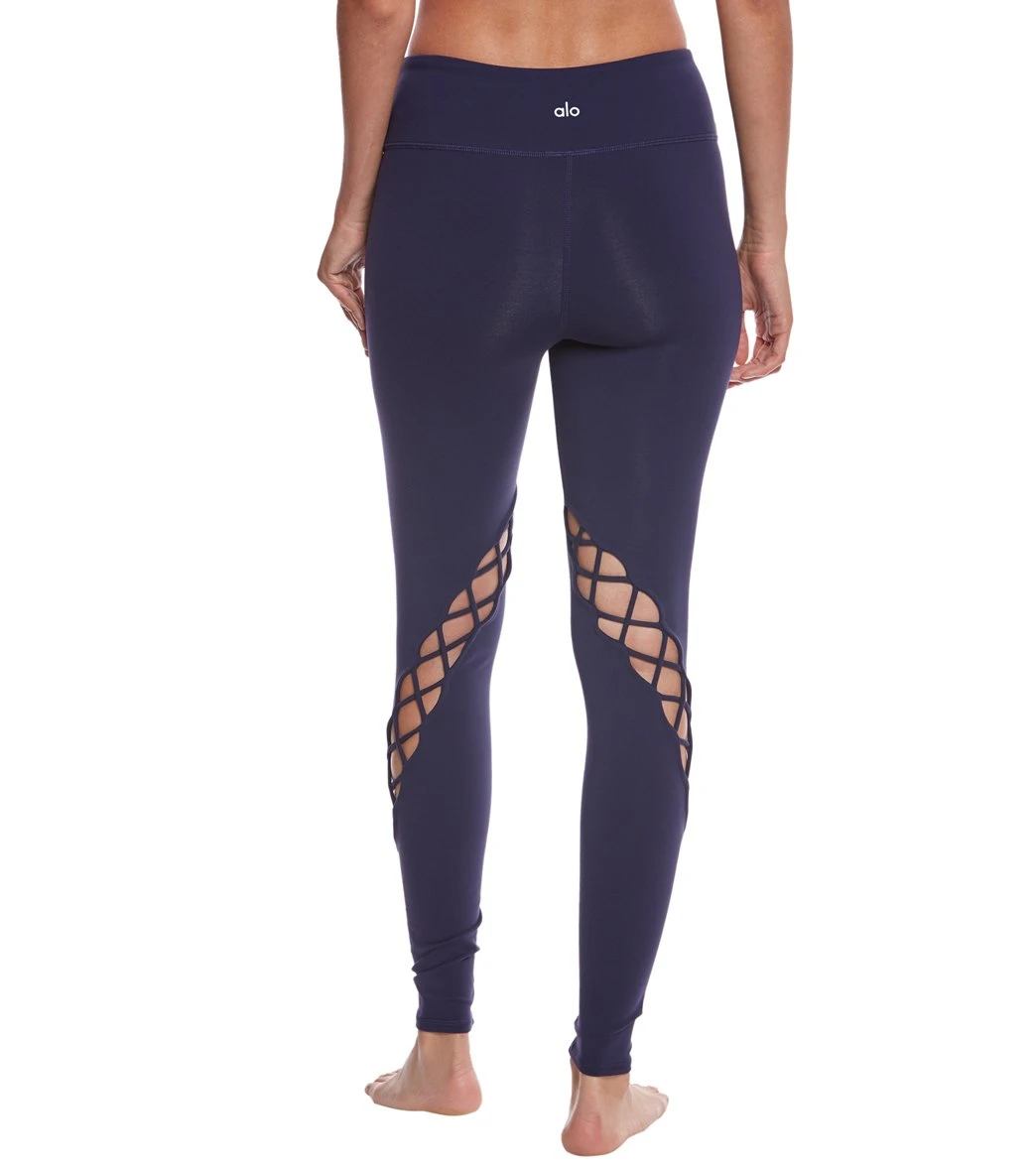 Alo Yoga Entwine Yoga Leggings Rich Navy - Image 2