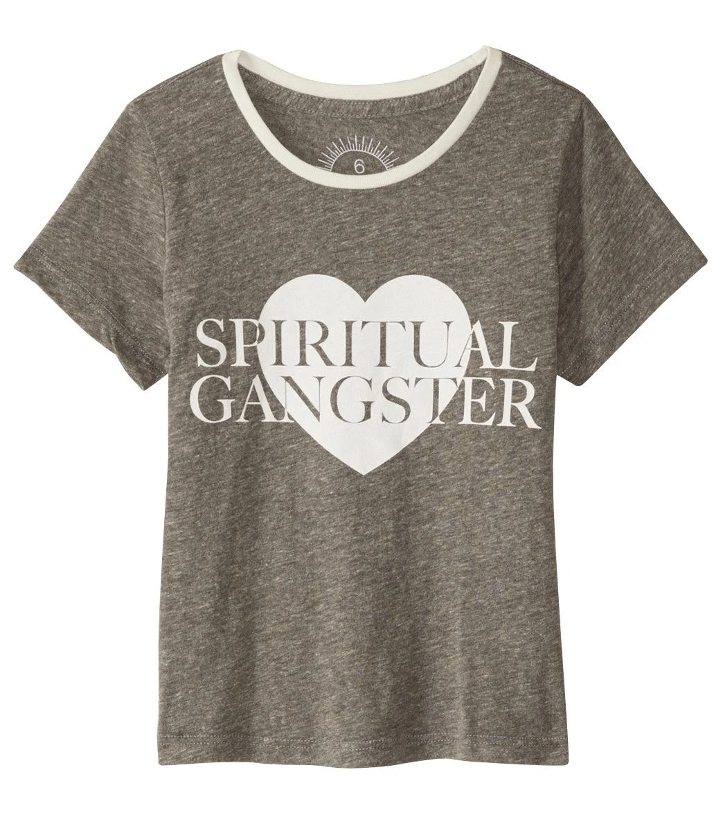 Spiritual Gangster Kids SG Love Tee Heather Grey - Image 2