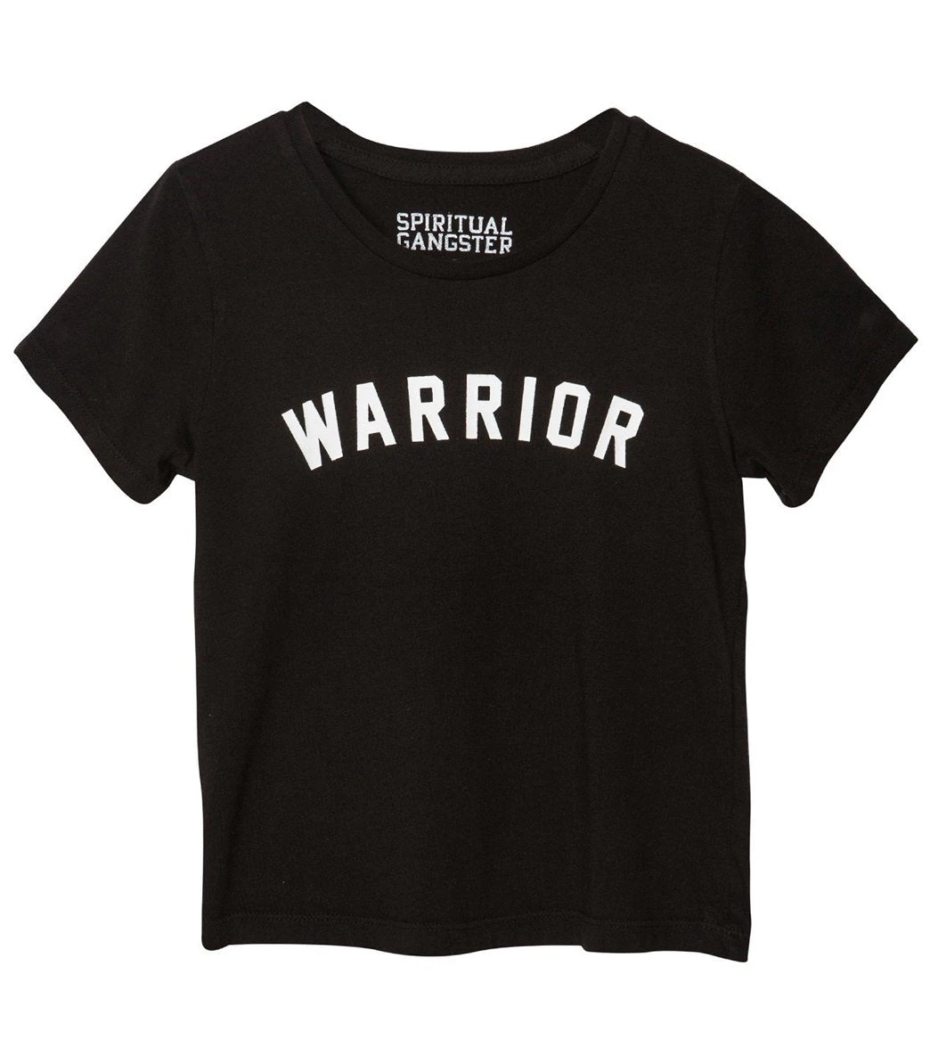 Spiritual Gangster Kids Warrior Yoga Tee Vintage Black
