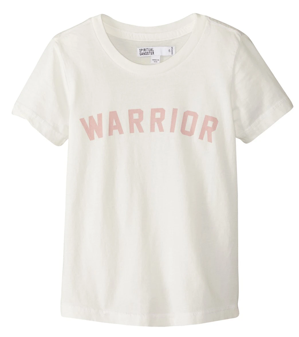 Spiritual Gangster Kids Warrior Yoga Tee Stardust - Image 2