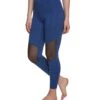 Onzie Moto Yoga Capris Moonlight Blue/Black Mesh