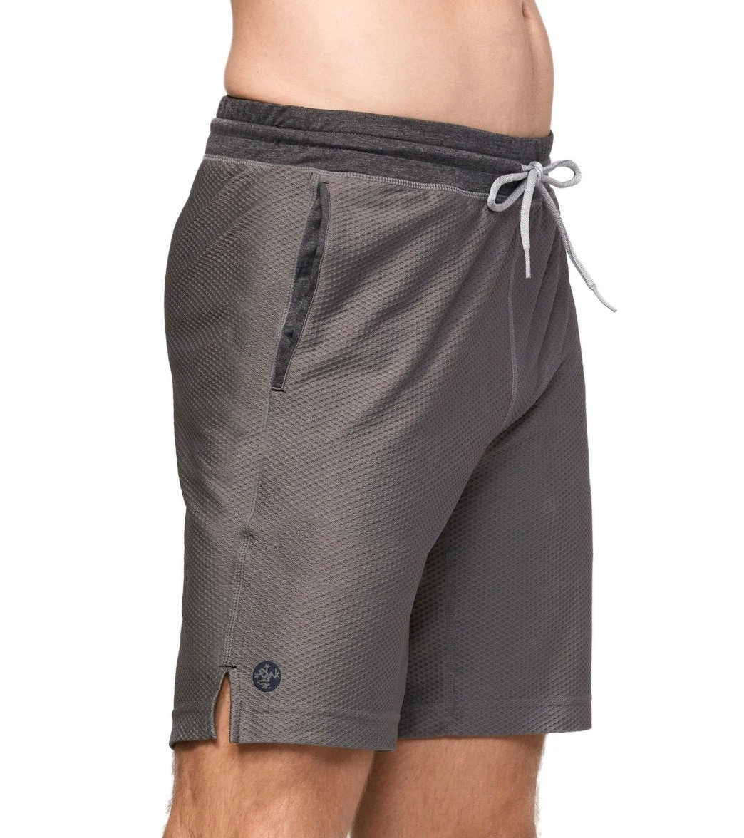 Manduka Men's Performance Mesh Yoga Shorts Thunder - Image 4