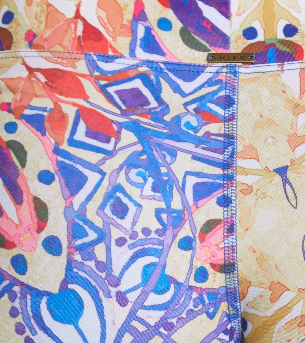 Mika Yoga Wear Lucia Hot Yoga Shorts Sunburst - Image 4