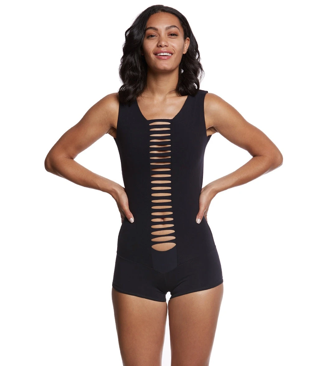 Mika Yoga Wear Kali Yoga & Dance Leotard Black - Image 3